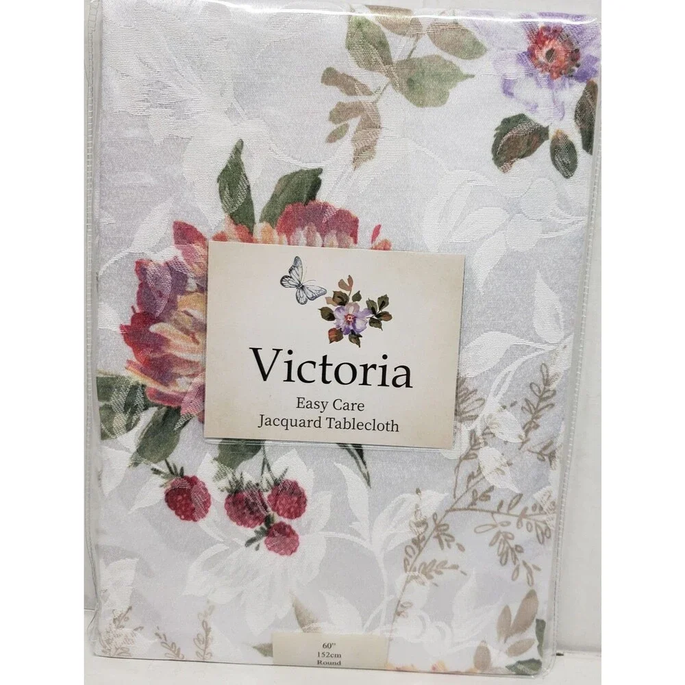 Jacquard Printed Fabric Tablecloth,60